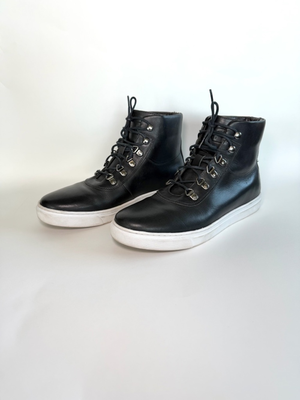Helm The Charlie Boots Men’s 10 M Leather Black Shoes Comfort Sneaker Brazil